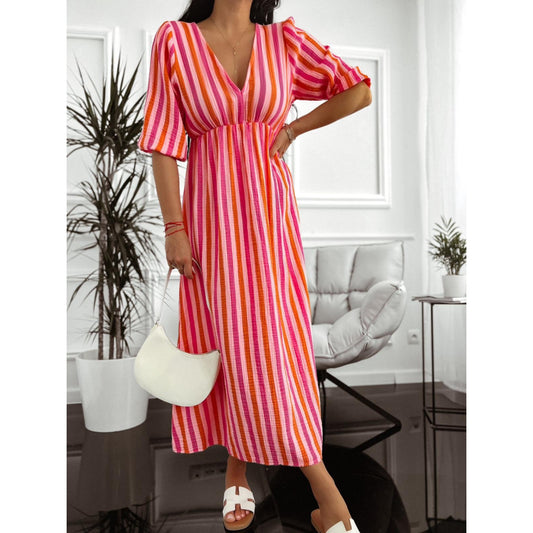 Musselin Kleid Maxi