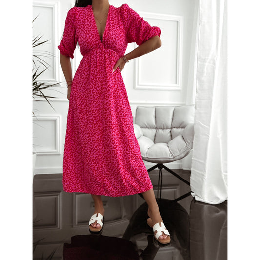 Musselin Kleid Maxi