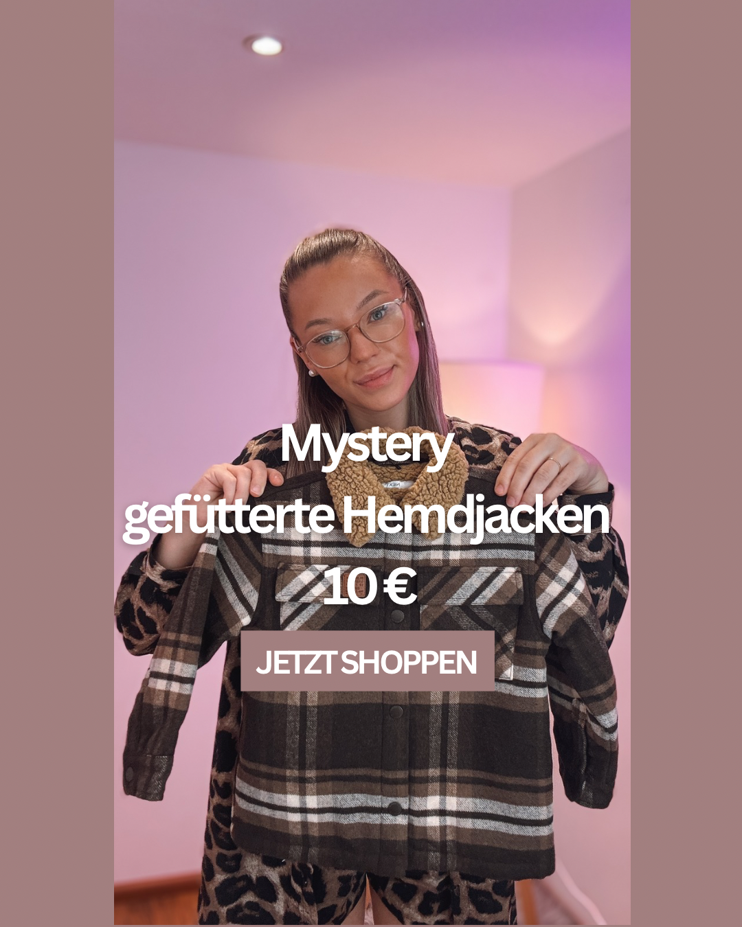 Mystery gefütterte Hemdjacken