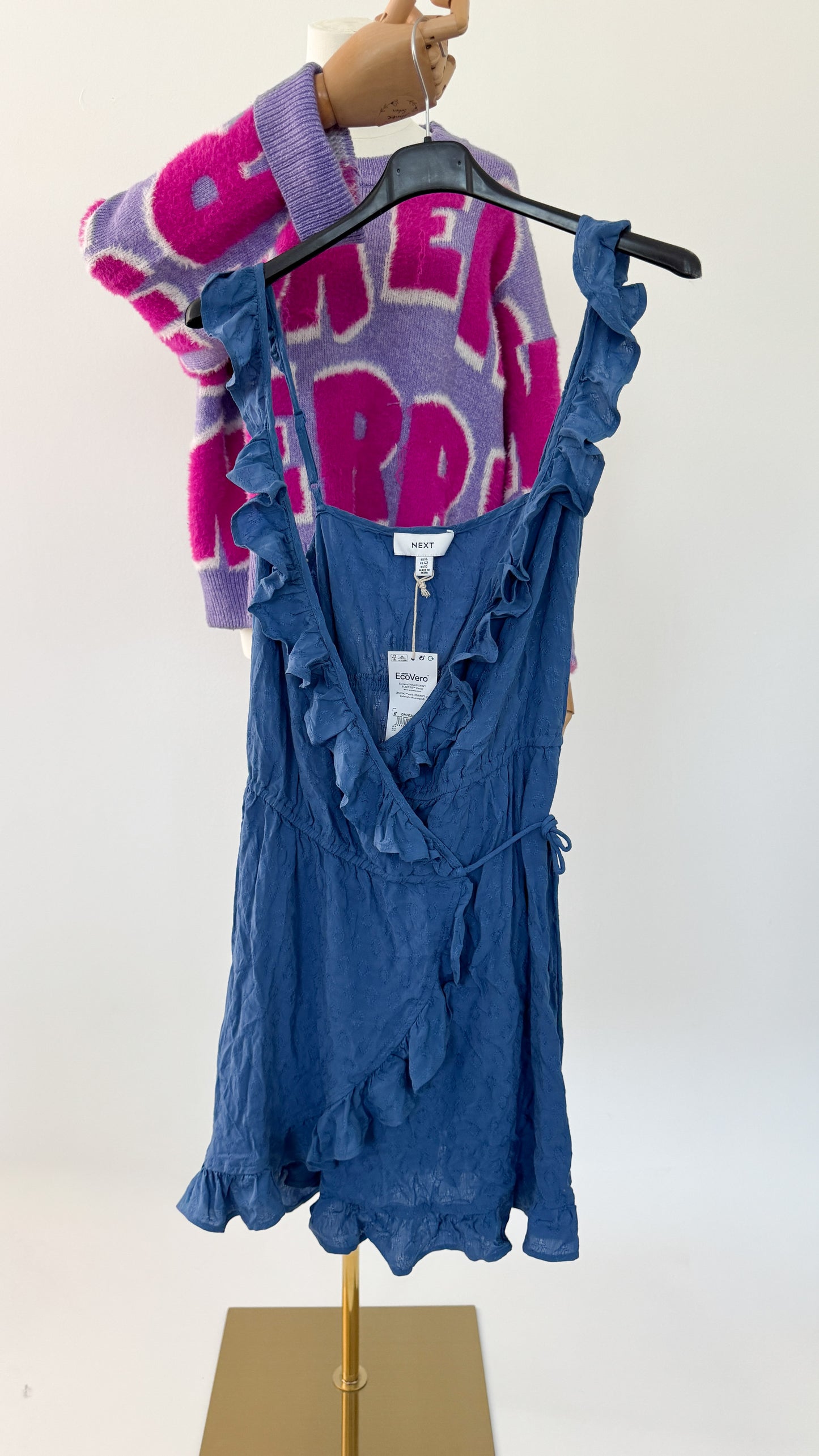 Größe 42 - Wickelkleid💙