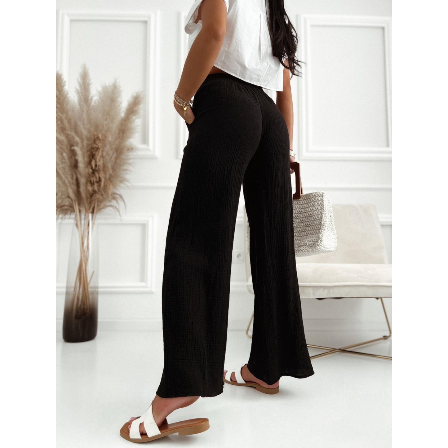 Leinen Hose