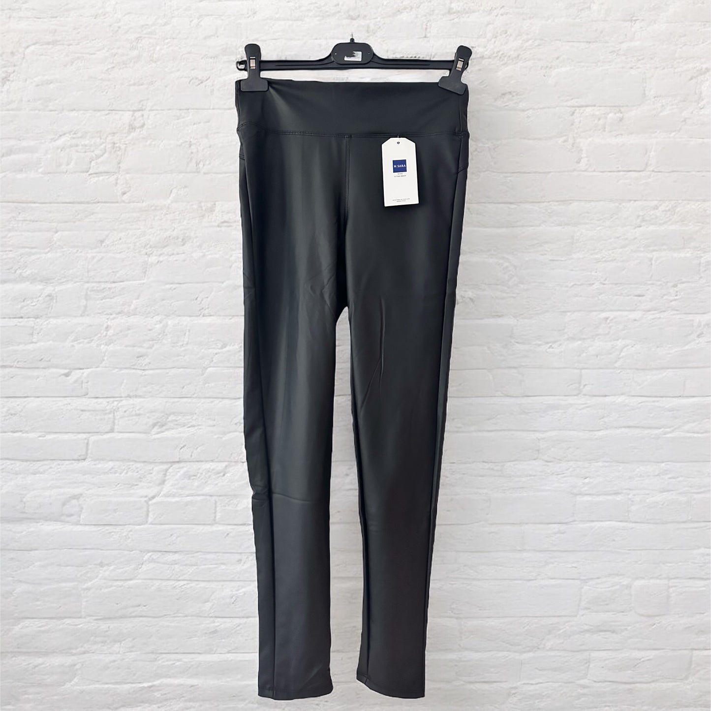 Leder Leggings gefüttert