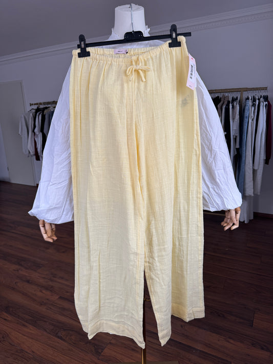 Gr. XS-M-Hose aus Leinen